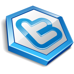 Twitter Hexagon Logo Icon, PNG ClipArt Image