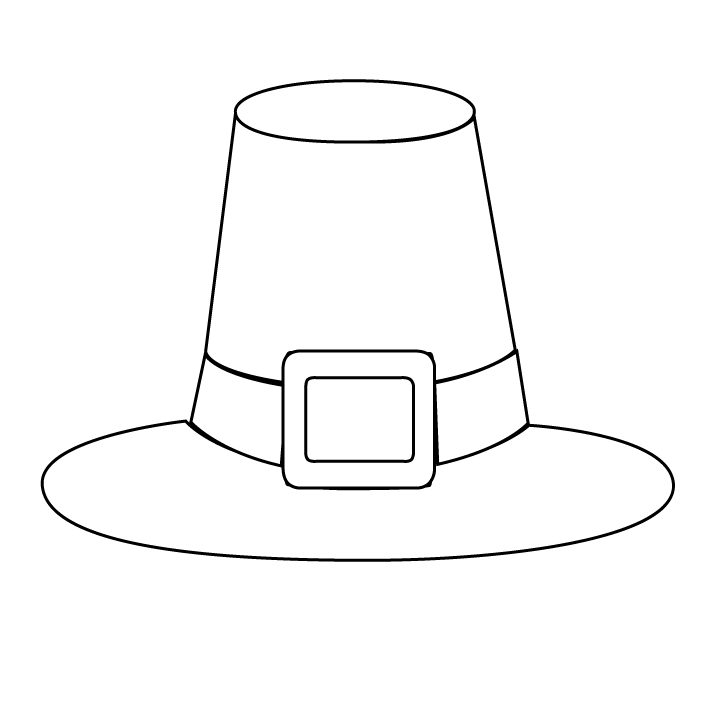 clipart pilgrim hat - photo #37