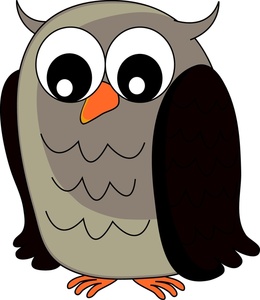 Owl Clipart Image - Cartoon Barn Owl
