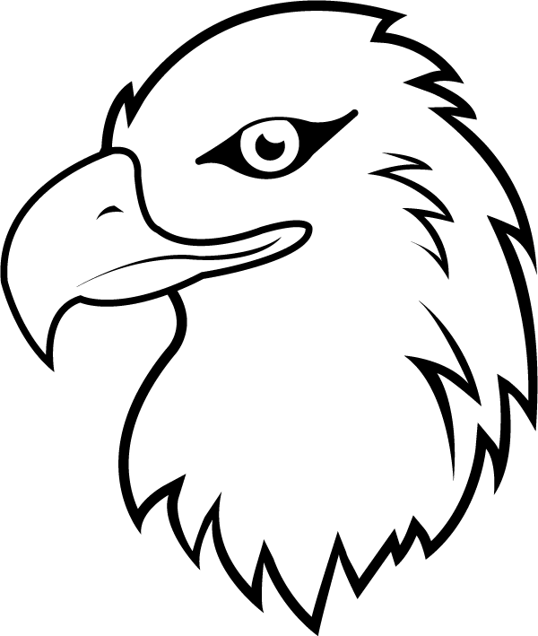 Free Clip-Art: Animals » Birds » Bald Eagle (