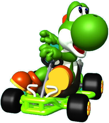 Yoshi Mario Kart Picture - Free Clipart Images