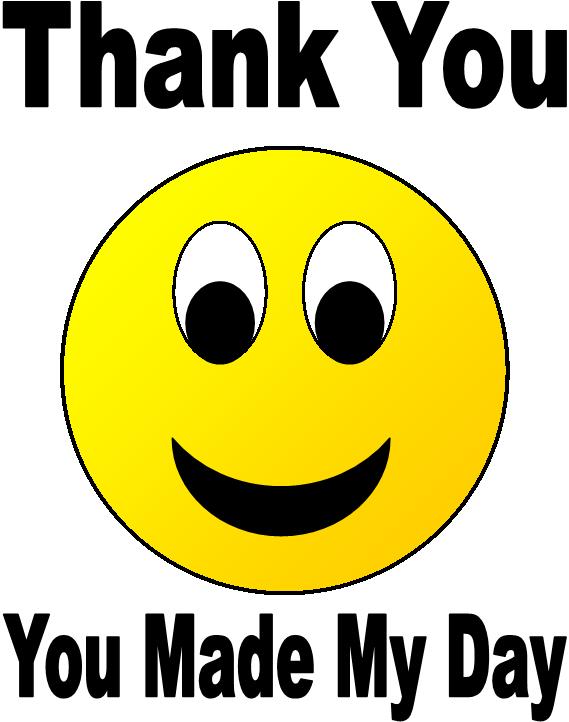 Smiley Face Thumbs Up Thank You - Free Clipart Images