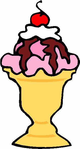 clipart ice cream sundaes - photo #23