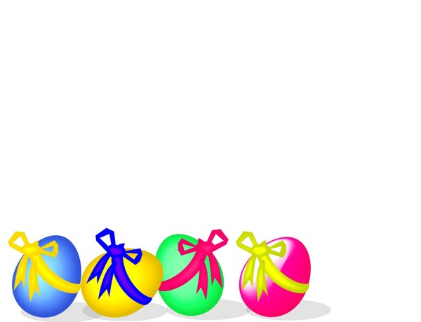 Easter Egg Border Clipart - Free Clipart Images