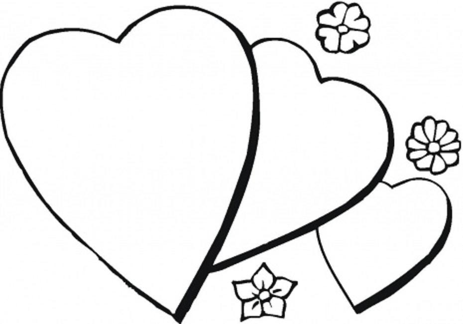 Printable Heart Coloring Pages - AZ Coloring Pages