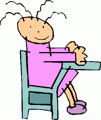 Cartoon Girl Sitting