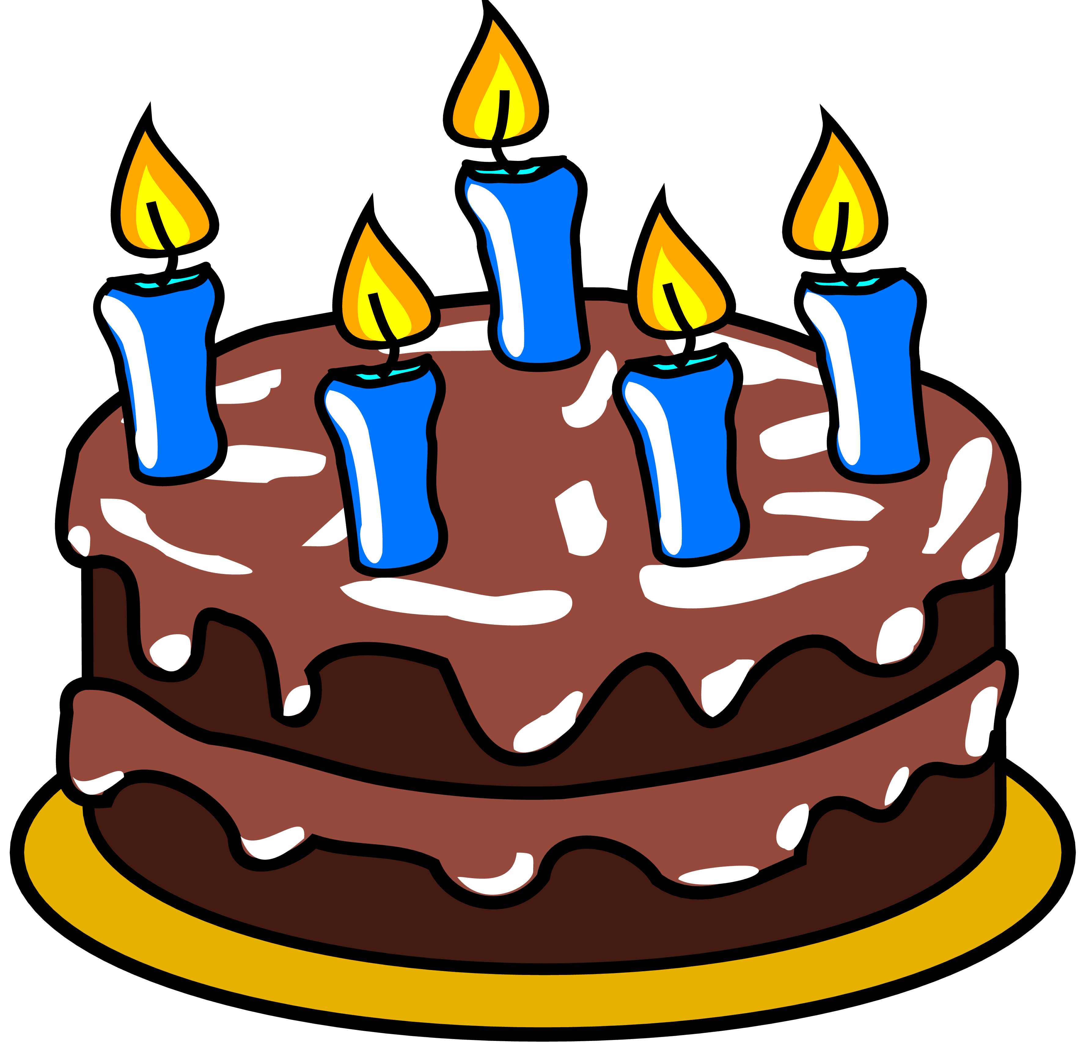 Birthday Cake Clip Art Png - Free Clipart Images