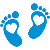 Baby - footprint - heart Mug | Spreadshirt | ID: 12397730