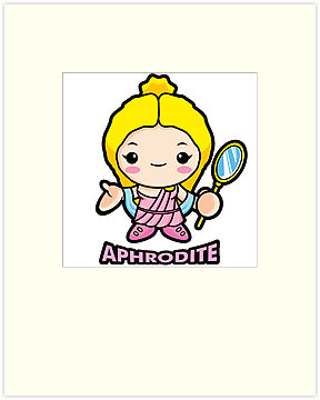 Aphrodite, the goddess of beauty" Matted Prints by Boians | Redbubble