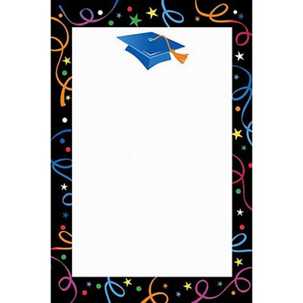 Graduation Border Clip Art - Tumundografico