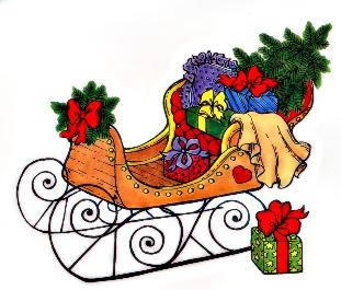 Sleigh clipart images free