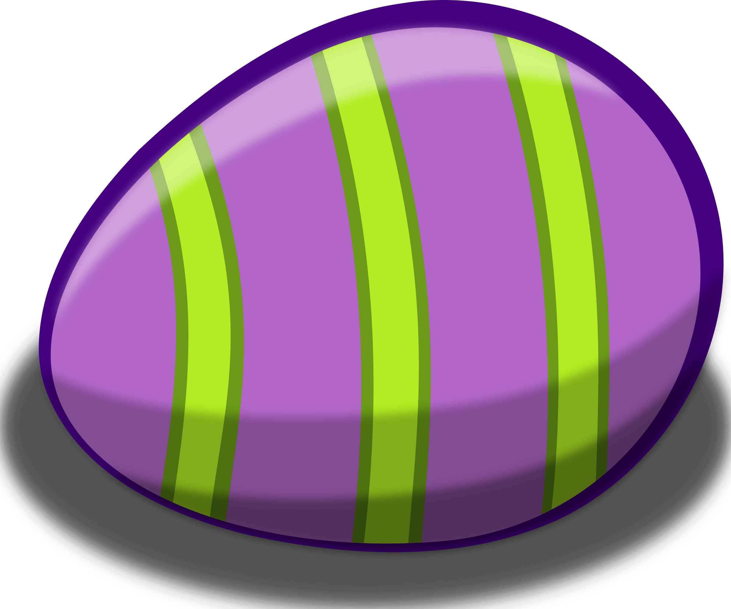 Stripe easter eggs clipart