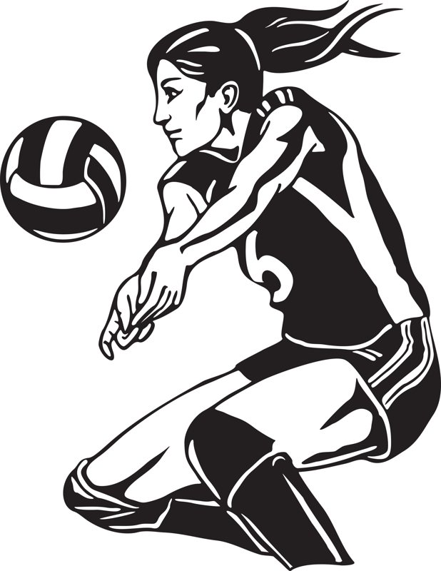 Free volleyball clipart images