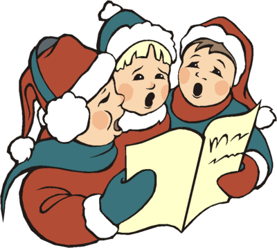 Christmas Carol Clip Art