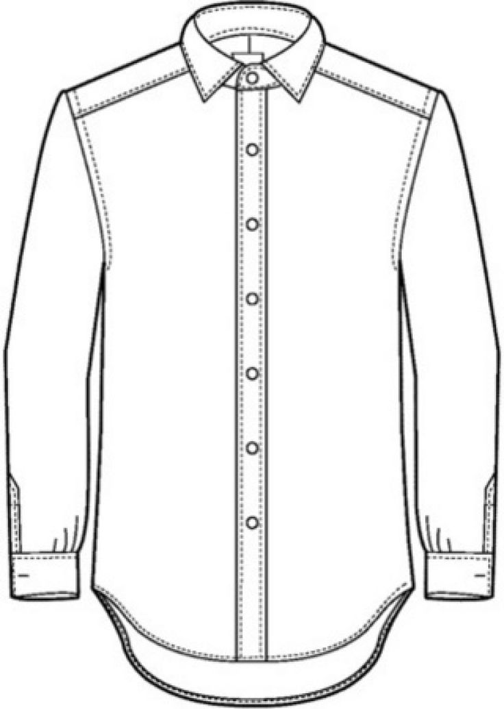 T Shirt Line Drawing ClipArt Best