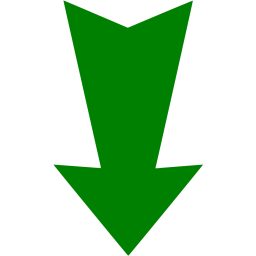 Green arrow down 4 icon - Free green arrow icons