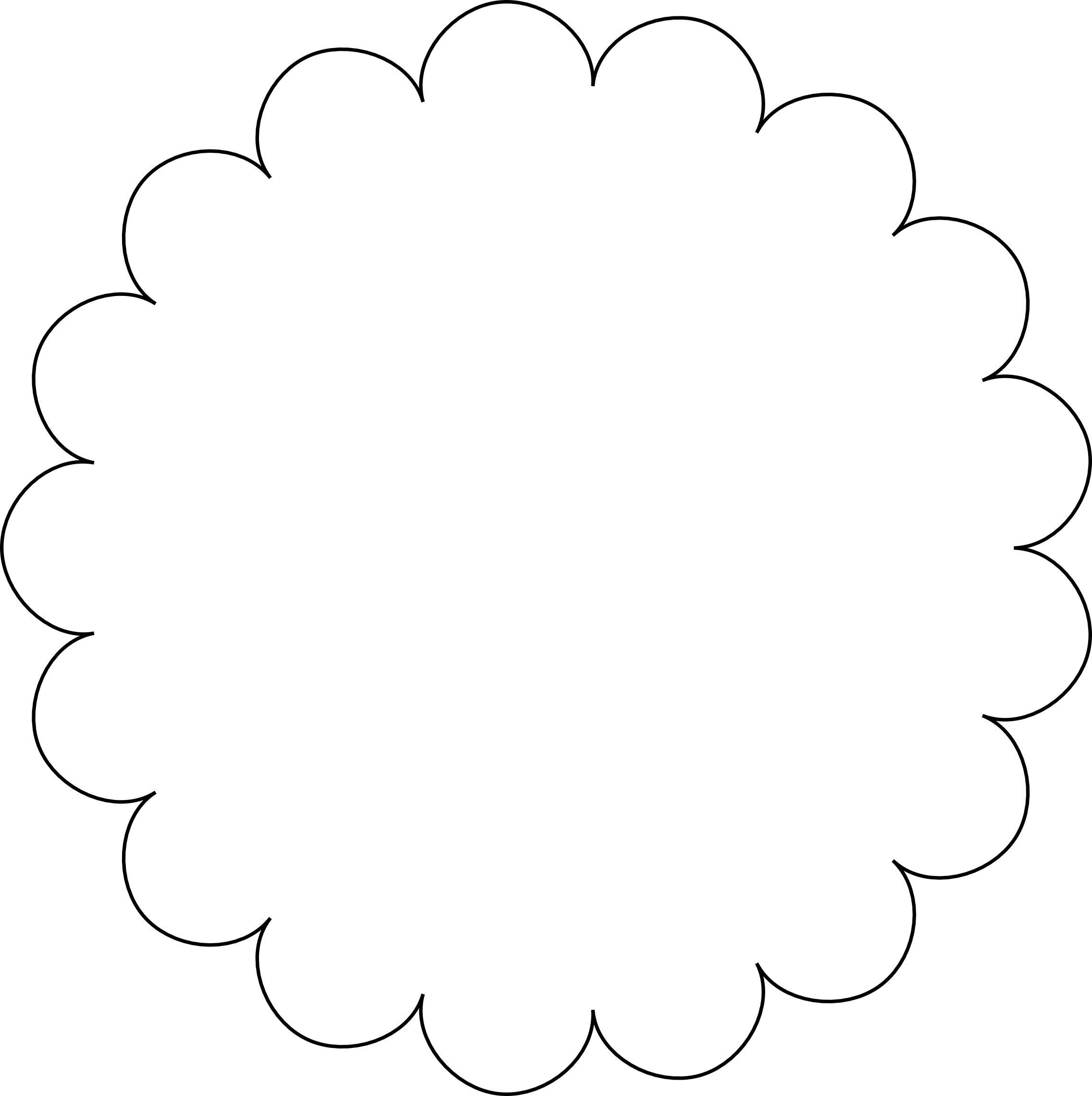 Scallop Circle Template, Png ClipArt Best