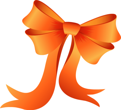 Orange Ribbon Bow - Free Clip Arts Online | Fotor Photo Editor