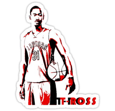 T-ROSS Stencil Design" Stickers by nbatextile | Redbubble
