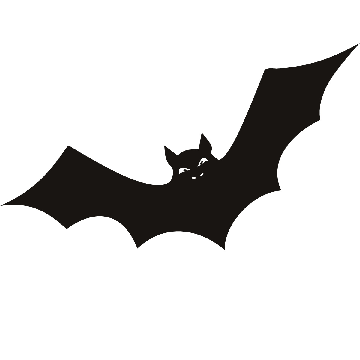 Bat Halloween Seasonal Wall Art Stickers Wall Decal Transfers