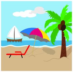 Image search, Clip art and Beaches