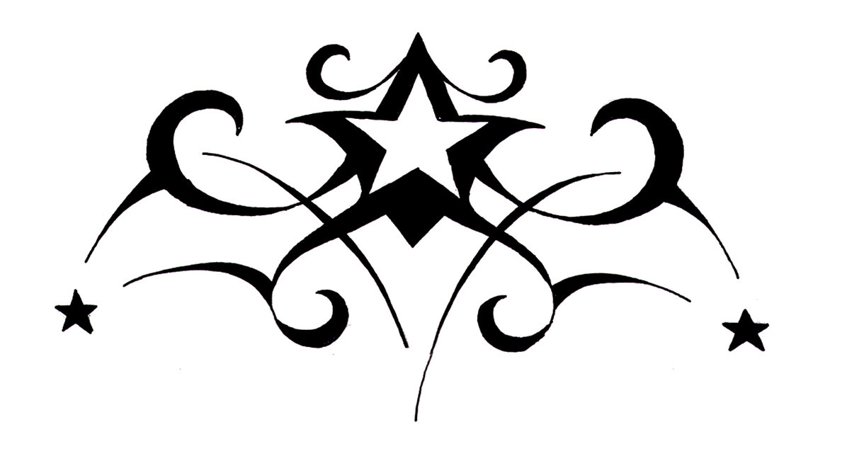 Latest Star And Tribal Tattoo Designs For Lowerback | Fresh 2017 ...
