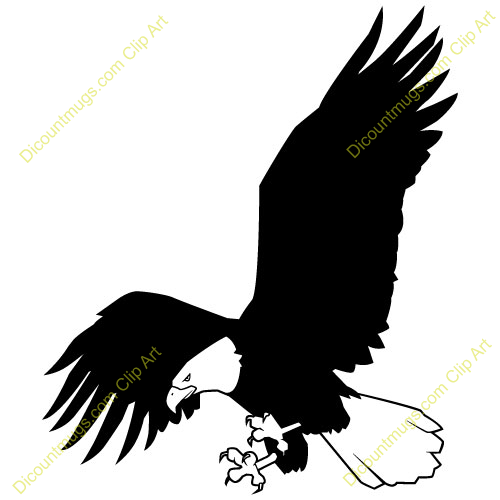 free flying eagle clipart - photo #11