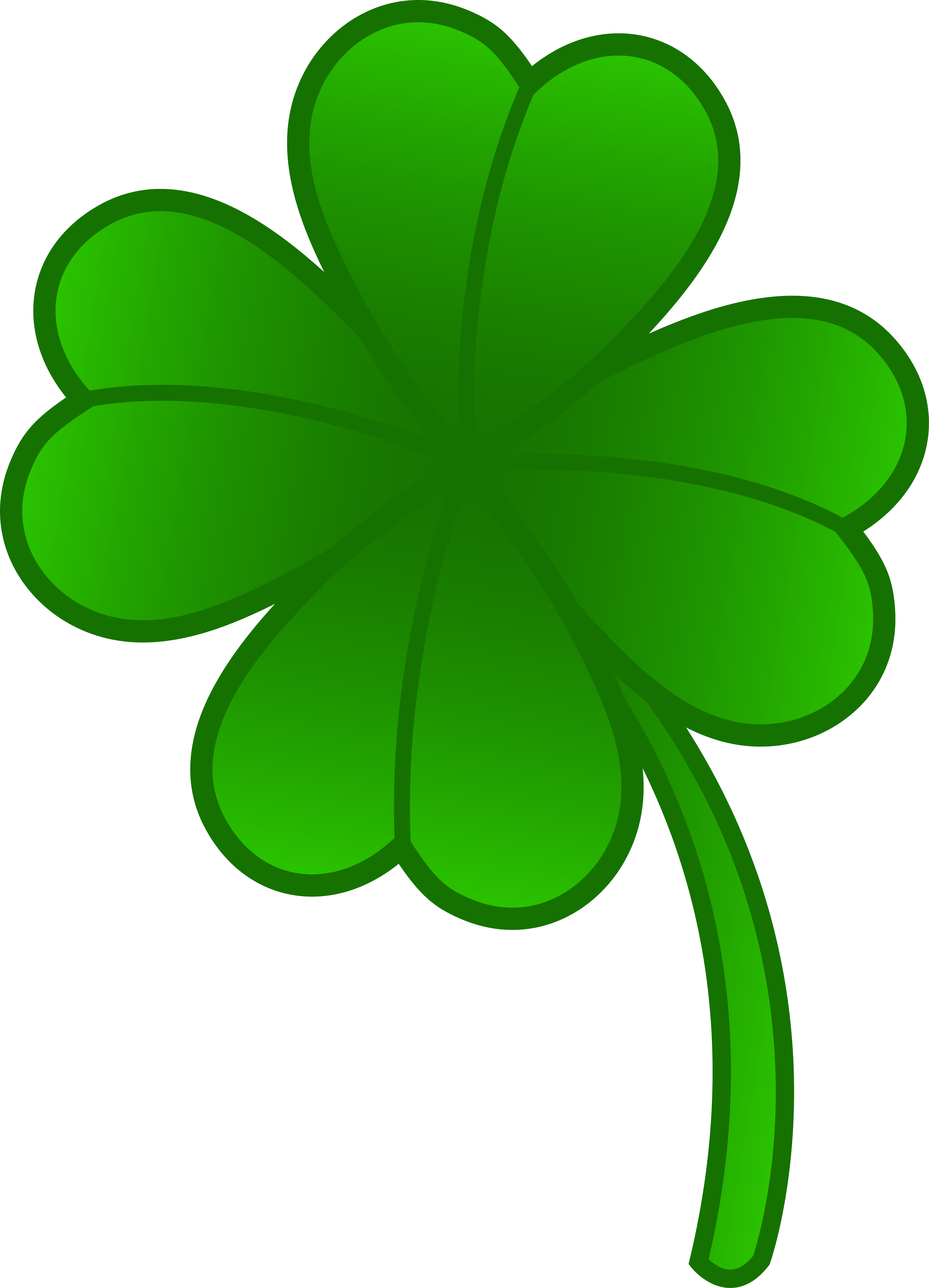 four leaf clover clip art | Hostted