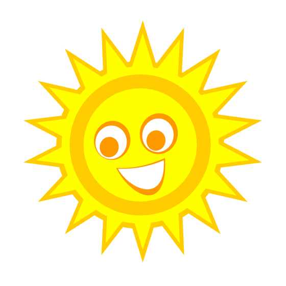 Smiling Sun Clipart Royalty Free - Free Clipart Images