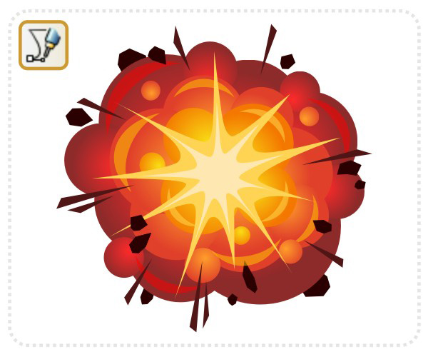 free animated explosion clip art - photo #17