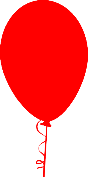 Red Balloon Clip Art - vector clip art online ...