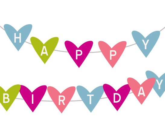 Happy birthday banner clip art and Printable | Download free ...