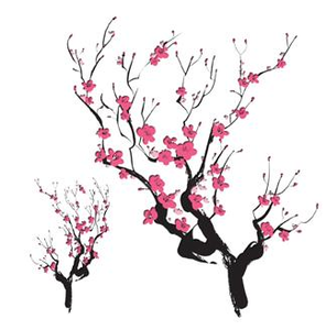 Asian Cherry Blossoms Temporary Tattoo | Free Images ...