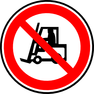 Do Not Carry With Vehicles clip art Free Vector