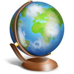 Globe terrestre Icon | Bagg And Boxes Iconset | Babasse