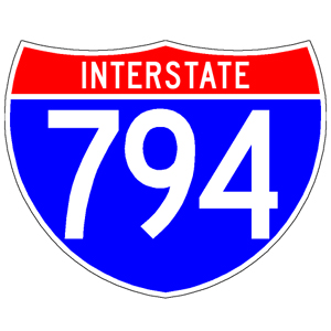 M1-1 Interstate Route Shield Marker Sign