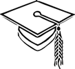 Graduation Coloring Pages - interactive coloring book pages
