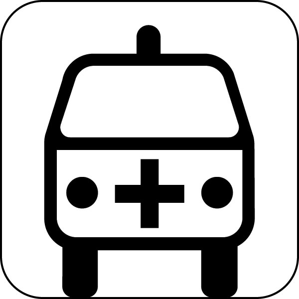 Ambulance: Hospital Signage Graphic Symbols, Icons, Pictograms ...