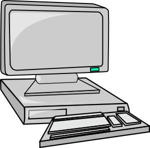 Desktop Computer clip art - vector clip art online, royalty free ...