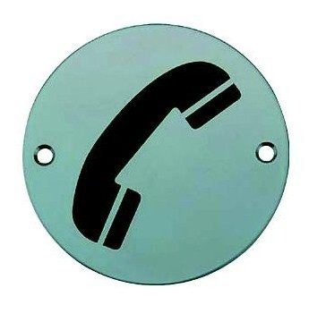 Newstar T Telephone Symbol Sign 76mm