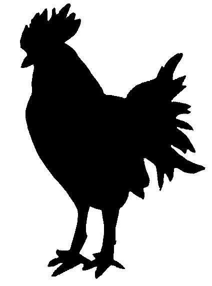 chicken silhouette clip art - photo #23