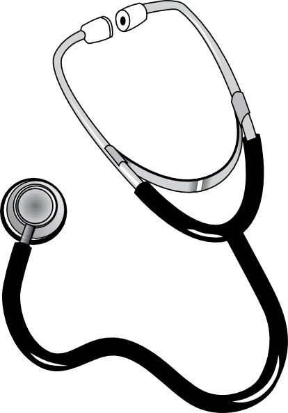 Stethoscope 1 clip art - vector clip art online, royalty free ...