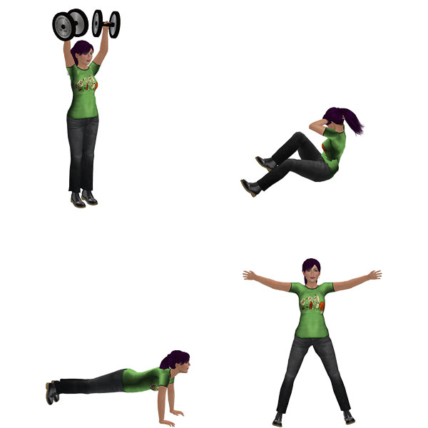 free animated exercise clip art - photo #33