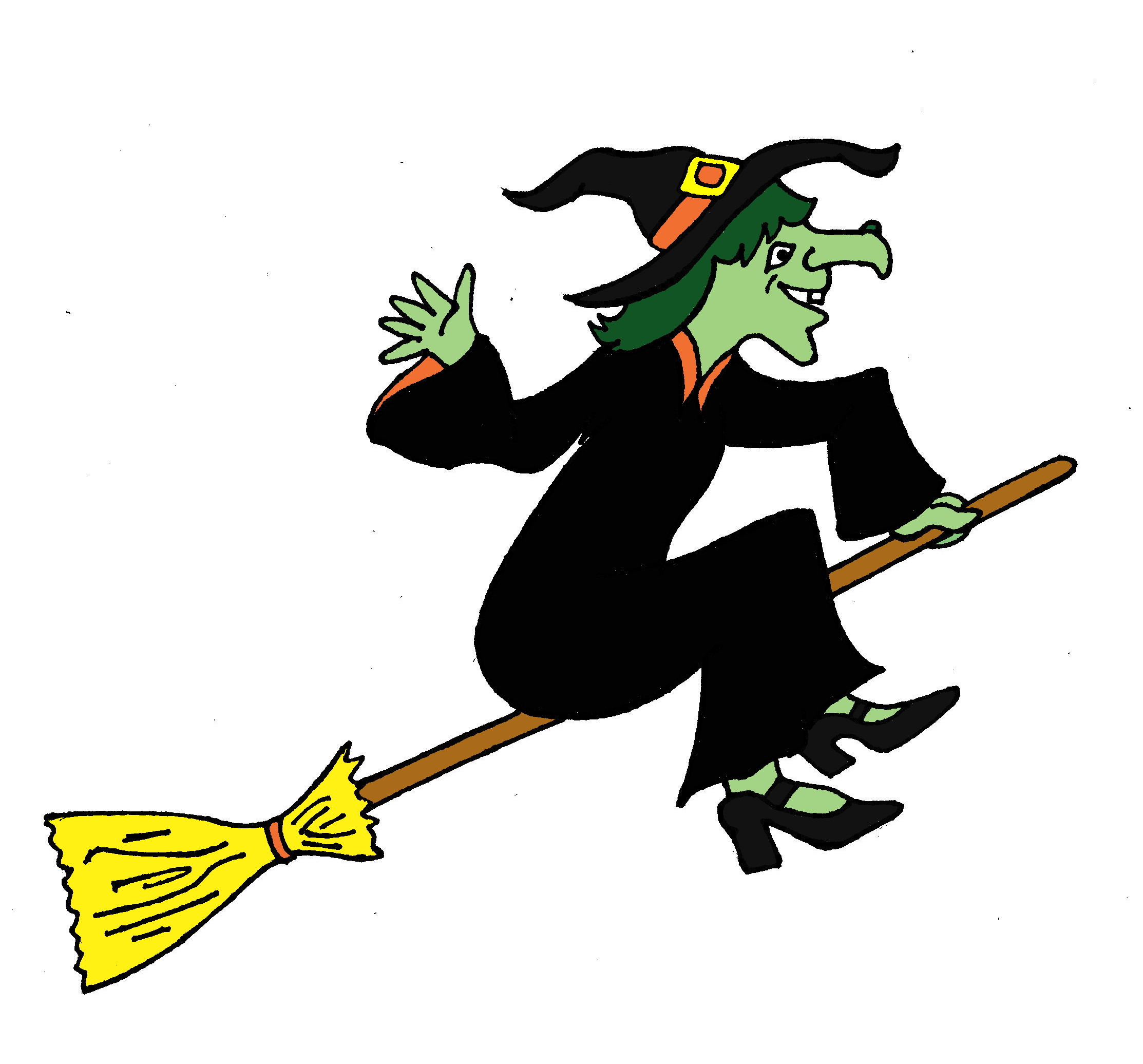 Pregnant Witch Clipart