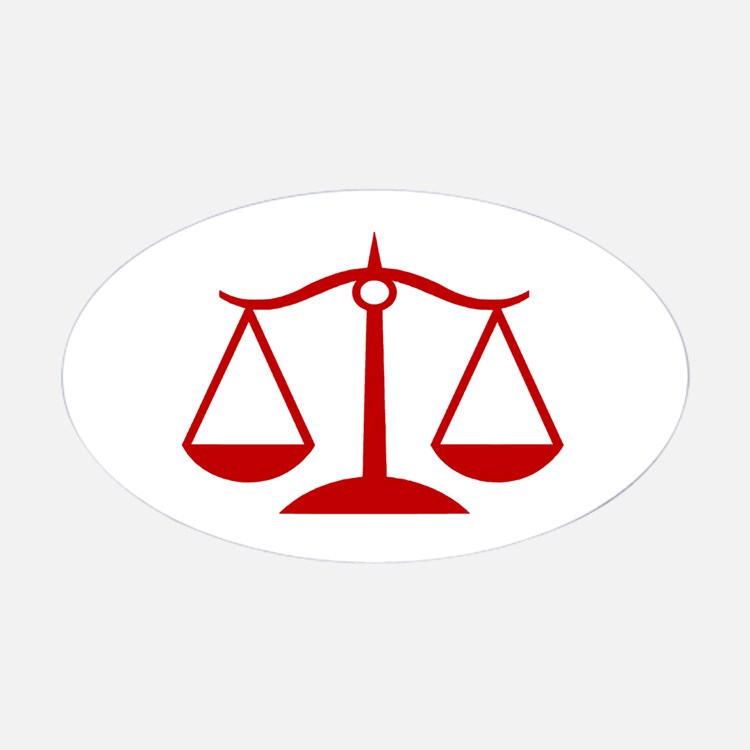 Scales Of Justice Stickers | Scales Of Justice Sticker Designs ...