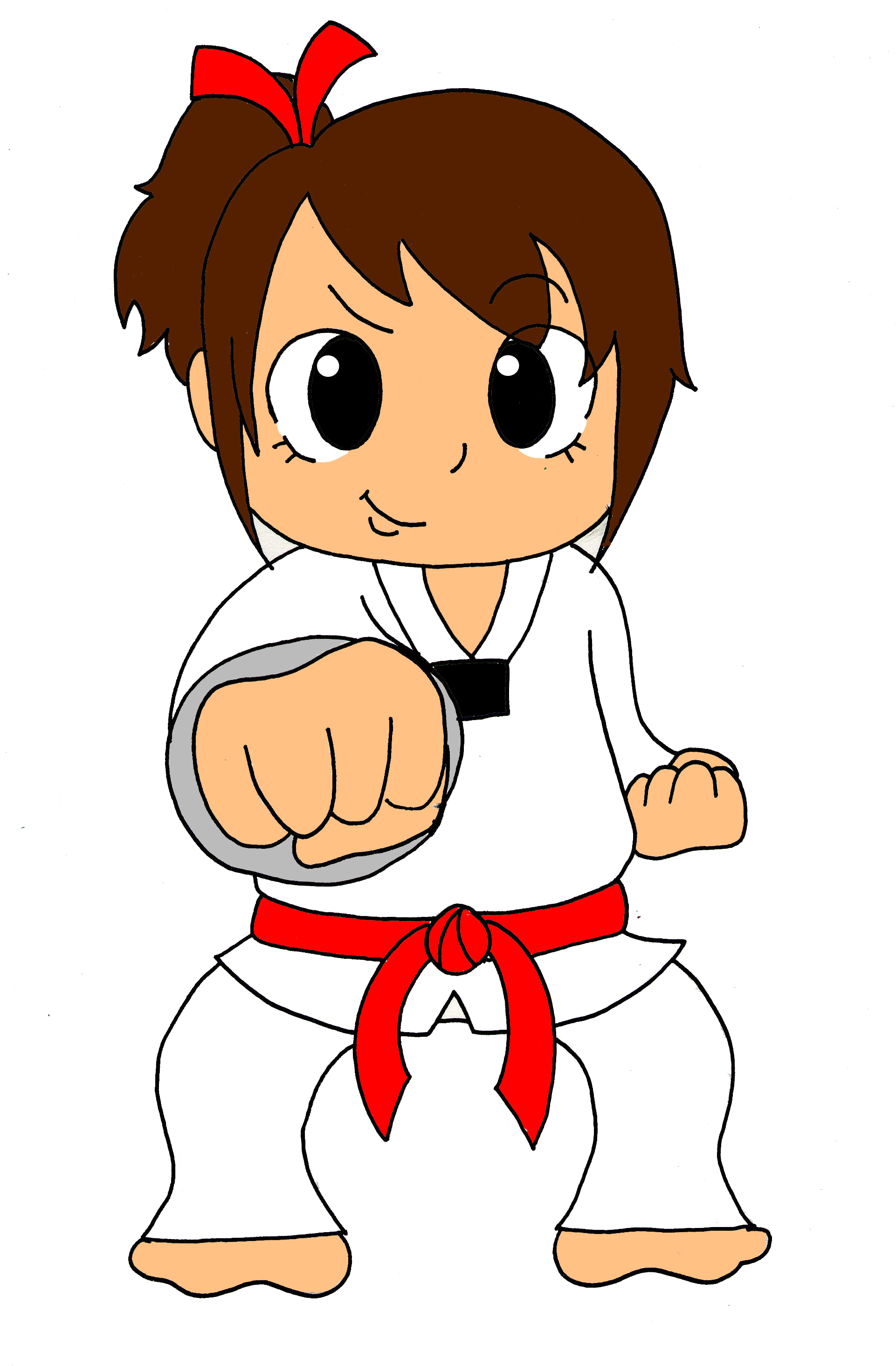 girl karate clipart - photo #37