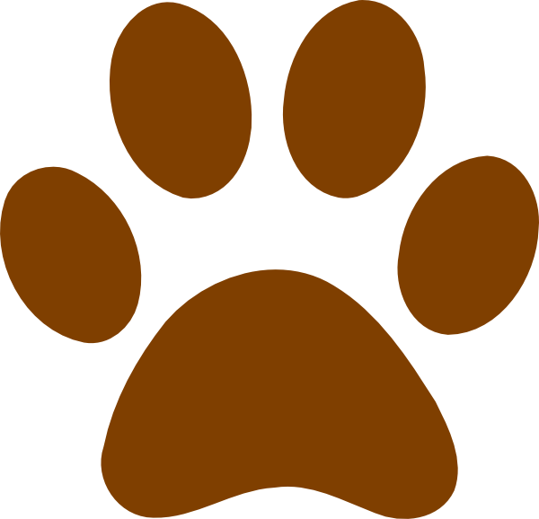 Bear paw print clipart png