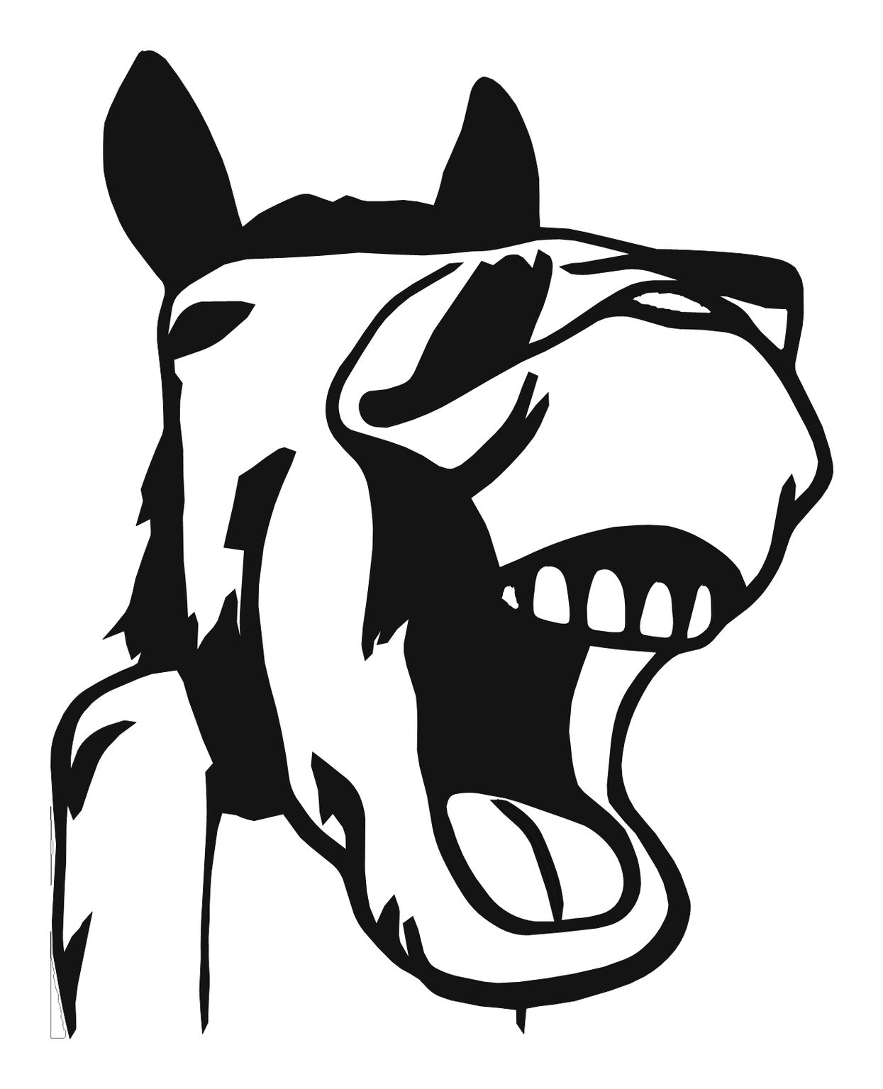 Horse Head Line Drawing Clipart - Free to use Clip Art Resource