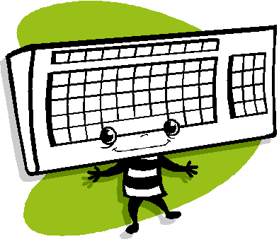 Free computer keyboard clipart