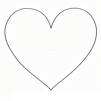 Best Photos of Heart Template 8 - Printable Heart Templates, Free ...
